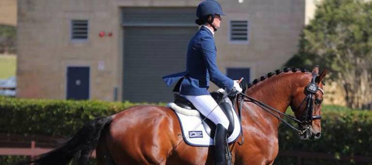 Dressage rider Alycia Targa