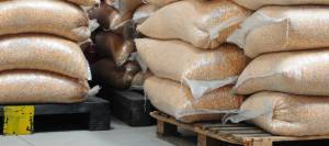 Bags of corn