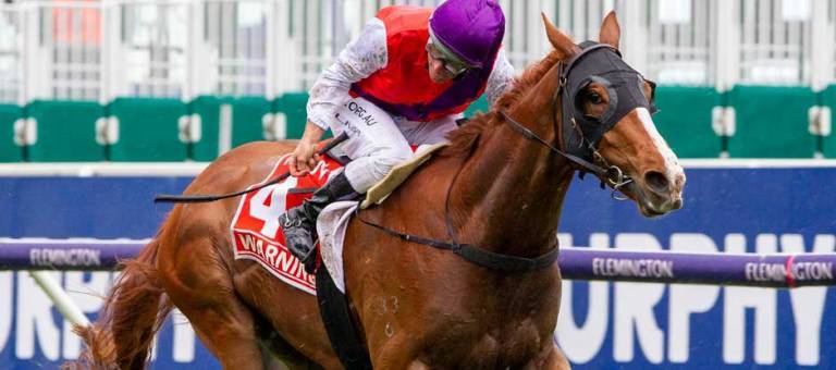 Warning running in the Victoria Derby