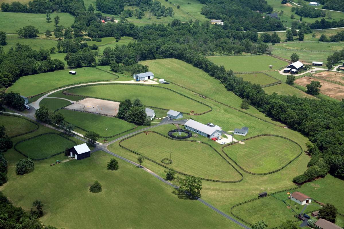 Birds' Eye View of KER Research Farm