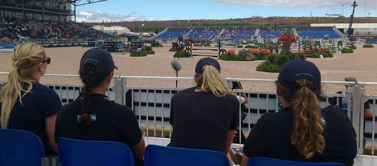 Interns at WEG 2018